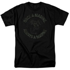 US MARINE CORPS ALWAYS A MARINE Licensed Adult Men’s Graphic Tee Shirt SM-6XL