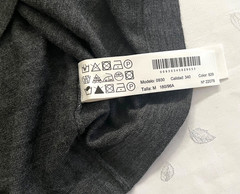 NWT $99 Massimo Dutti Wool lyocell blend Tee Shirt in Dark Gray Men’s Size M