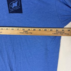Nautique Shirt Mens 2XL Blue Surfing Riding Skiing Boat Graphic Tee Back Print