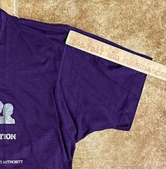 Screen Stars Large Purple Single Stitch Graphic Print Student Energy Research