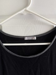 COOFANDY Men’s Black Solid Round Neck Sleeveless Tank T-Shirt Size S