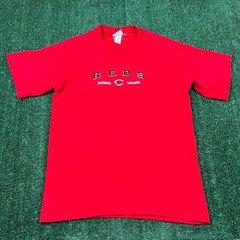 Vintage Lee Sport Cincinnati Reds MLB Embroidered T-Shirt Medium Red Sports Y2K