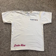Creaciones Juan Diego Costa Rica Pura Vida Aves Parrot White T-Shirt Mens Medium