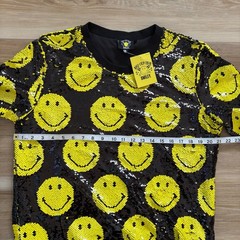 Any Old Iron X Smiley Men’s Sequin Sweatshirt XL