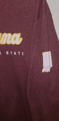 Home Free Unisex Adult INDIANA Hoosier State 2XL Long Sleeve Tee Maroon #10725