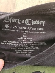 Black Clover T-shirt Yuno Yami Luck Anime Size XL
