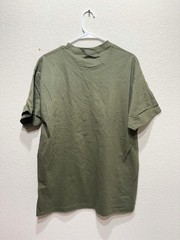 American Apparel T Shirt Army Green Large Blank