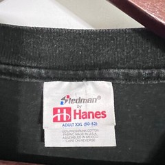 Vintage 00S Stedman By Hanes Mens T-Shirt Size A 2XL Brave Combo Polka Preshrunk
