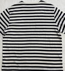 New Banana Republic Men’s Short Sleeve T-Shirt White Stripe Size L $20.00