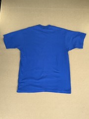 VTG BVD T Shirt Men’s LARGE Single Stitch Blue MADE USA Workwear 80s