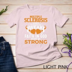Multiple Sclerosis Awareness Orange Ribbon Women Kid Unisex T-shirt
