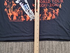 ACDC Rock Or Bust T-Shirt Black Adult Size Large Rock Band Angus Young