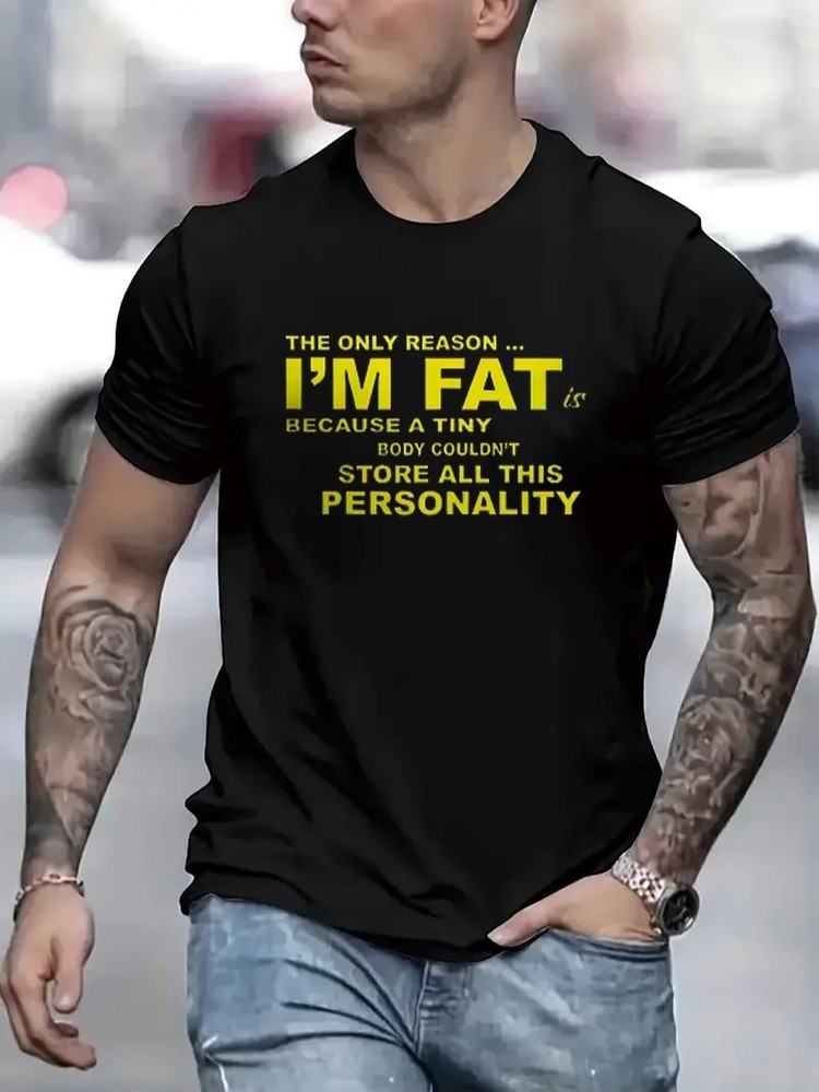 Men Casual Short Sleeve Tee 1 Pcs 100% Heavy Cotton – Comfortable Crew Neck, S