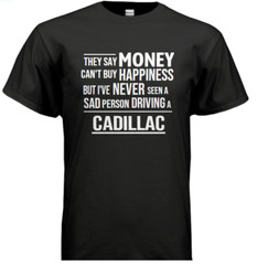 CADILLAC Funny Parody T Shirt M Sport Racing S to 2XL Gift CTS CTSV DAD