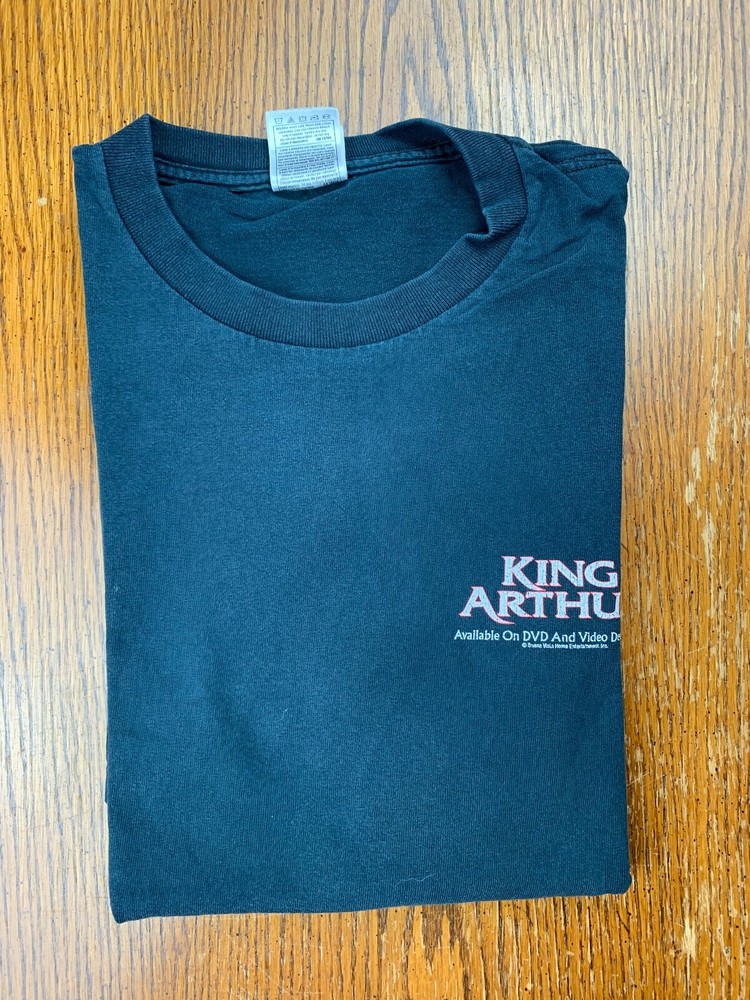 2004 King Arthur Movie Promotional Shirt Sz L Clive Owen Keira Knightley Film