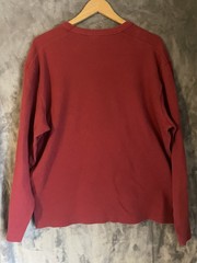 Old Navy 2000’s Dark Red Long Sleeve T Shirt Men Size Size Large