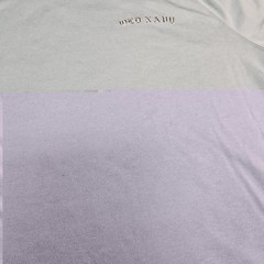 Old Navy Men’s M Light Blue/Navy V-Neck Ringer T-Shirt 8 Graphic Gothic font