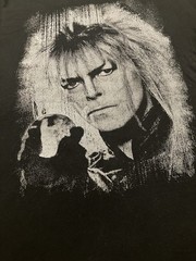 Labyrinth Goblin King David Bowie Graphic Tee SOFT!!! Size L