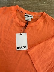 NEW $45 Tom Brady Brand Mens Supernova Short Sleeve T-Shirt Orange Size Large