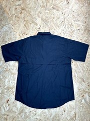 5.11 Tactical Series Shirt Mens Large Black Cotton Short Sleeve Button Up New