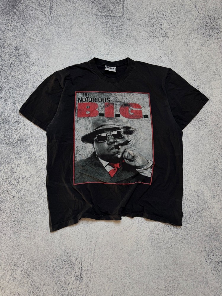 RARE Vintage The Notorious BIG T Shirt Biggie Smalls Rap Tee The Roxx Size XL 90