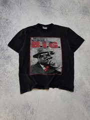 RARE Vintage The Notorious BIG T Shirt Biggie Smalls Rap Tee The Roxx Size XL 90
