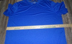 Epic Energy Zone Men’s Blue Polyester Short Slv Loose Fit T-Shirt Sz XL46-48