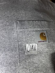 Lot Of 7 Carhartt Pocket T-Shirts Mens Large Loose Fit Mixed Colors Workwear