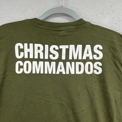 Timberland Weathergear T Shirt Mens XL Green Christmas Commandos Casual Y2K USA