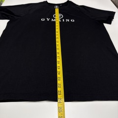 GymKing Logo T-Shirt Sz XL Men’s Black Workout Gym Hydrox Crossfit Short Sleeve