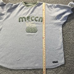 Vintage Y2K Mecca Marley Oversized Grey Knit Shirt Sz XL