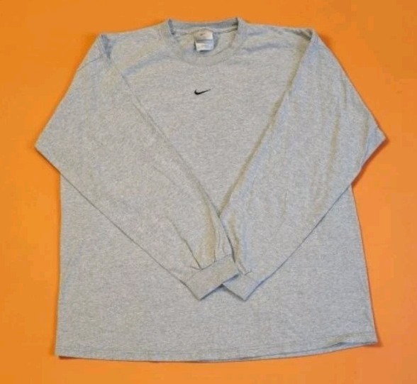 Vtg 90’s Nike Men’s Center Swoosh Embroidered Long Sleeve Tee Pullover! XL USA
