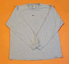 Vtg 90’s Nike Men’s Center Swoosh Embroidered Long Sleeve Tee Pullover! XL USA
