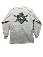 Vintage Salt Lake Parks And Rec Sports Program Off White Long Sleeve Softball M