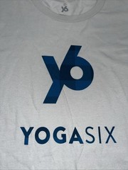 Y6 Yogasix T Shirt Men’s XL Gray Short Sleeve Casual Active Stylish Exercise New