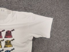 Vintage 1991’s Heat Set Doctor Who at Momi Graphic Logo White Shirt Tee Promo