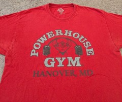Powerhouse Gym Hanover Maryland Red T-Shirt Men’s Medium