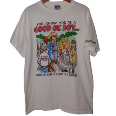 You Know Your a Good Ol Boy Hillbilly Wedding Shirt Large West Virginia Vintage