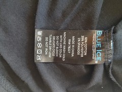 Blue ice Men T-shirt Small Black, 1pc