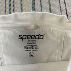 Speedo Pineapple Shirt Mens Large White Tropical Graphic Beach Summer Tee