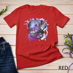 Golden Retriever Vintage Watercolor Dog Portrait Women Mom Unisex T-shirt
