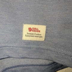 Fjallraven Abisko Shade T-Shirt Short Sleeve Men’s Medium Blue Micro Stripe EUC
