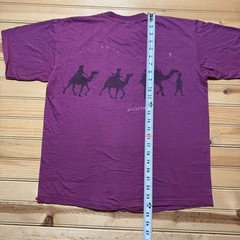 Vintage 80s 90s Rajasthan India Camel Thar Desert Tourist AOP Souvenir Shirt XL