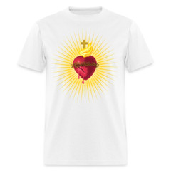 The Sacred Heart of Jesus Christ Shirt Religious Catholic T-shirt Size S-6XL