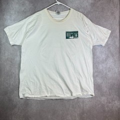 VINTAGE Nantucket Beach Permit Shirt Adult XXL White Tee University Outdoor 90s