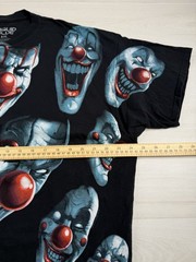 Liquid Blue Eviil Killer Clowns T Shirt All Over Print AOP Horror Y2K Mens 2XL