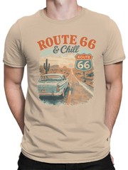Route 66 & Chill Vintage Vibe Men’s T-shirt