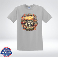 Route 66 100th Anniversary Classic American Highway T-Shirt