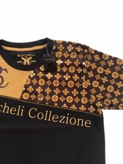 Men’s Bucheli T Shirt,Soft Cotton,Stretch,Italian Style M……B1.B
