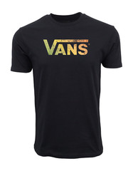 VANS MENS SKATE SUNSET LOGO T SHIRT